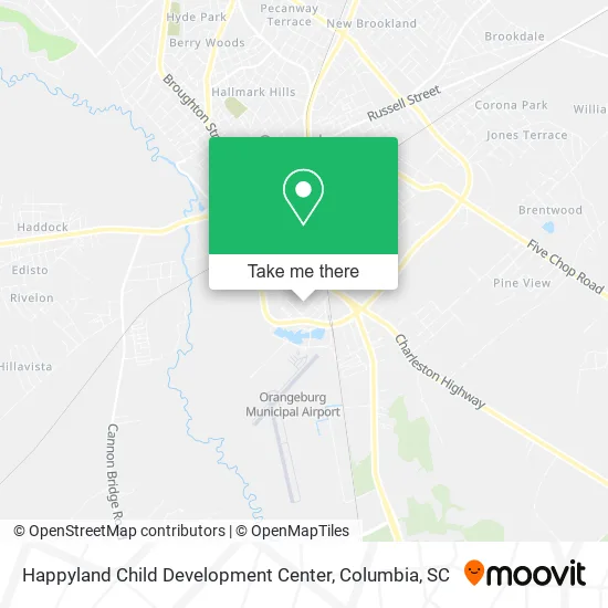 Happyland Child Development Center map