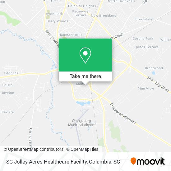 Mapa de SC Jolley Acres Healthcare Facility