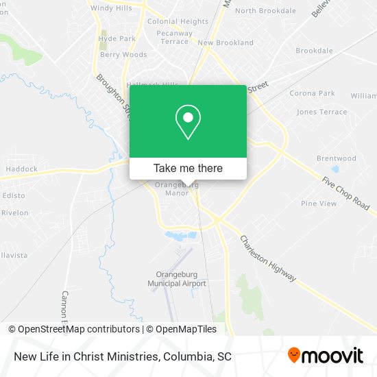 New Life in Christ Ministries map