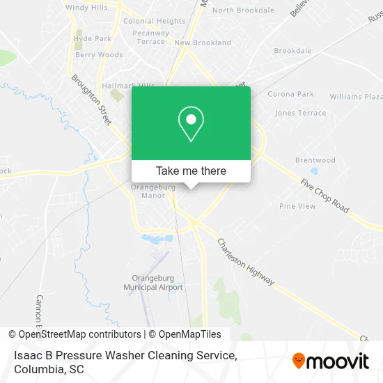 Isaac B Pressure Washer Cleaning Service map