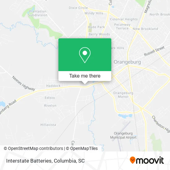 Interstate Batteries map