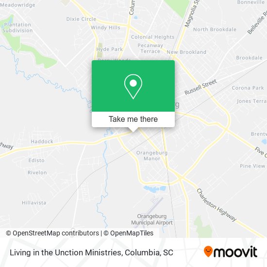 Living in the Unction Ministries map