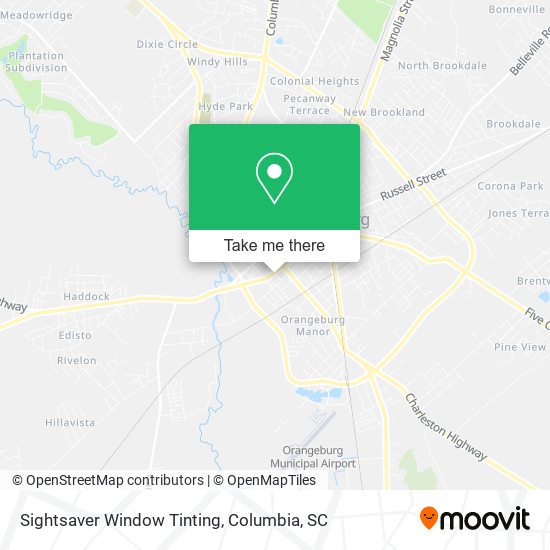 Sightsaver Window Tinting map