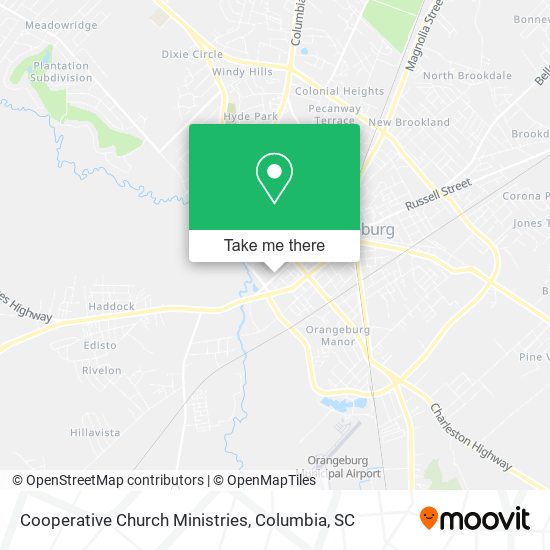 Mapa de Cooperative Church Ministries