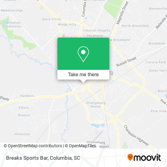 Mapa de Breaks Sports Bar