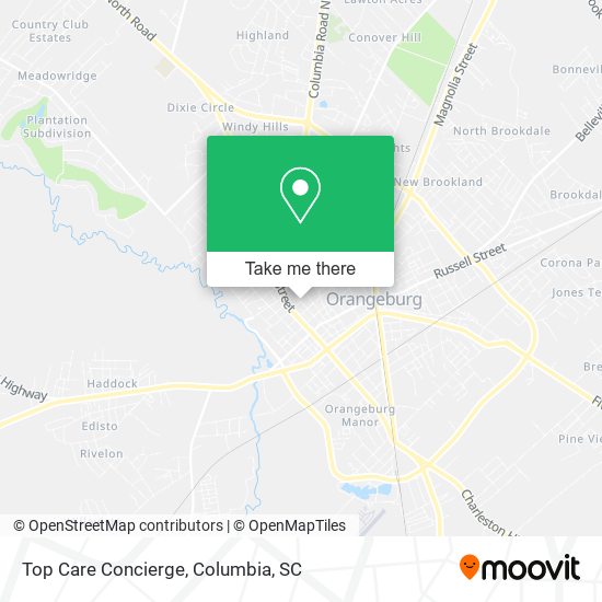 Top Care Concierge map