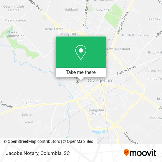Jacobs Notary map