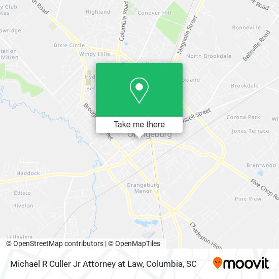 Michael R Culler Jr Attorney at Law map