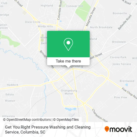 Get You Right Pressure Washing and Cleaning Service map