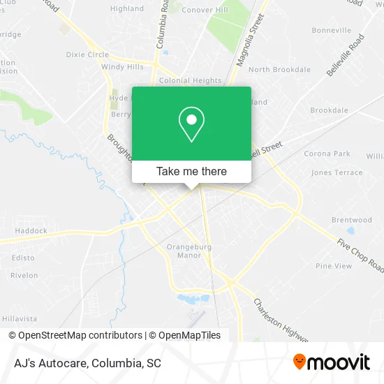 AJ's Autocare map