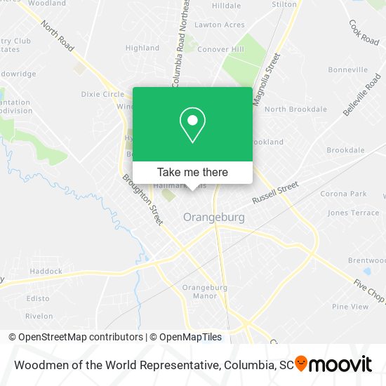 Woodmen of the World Representative map