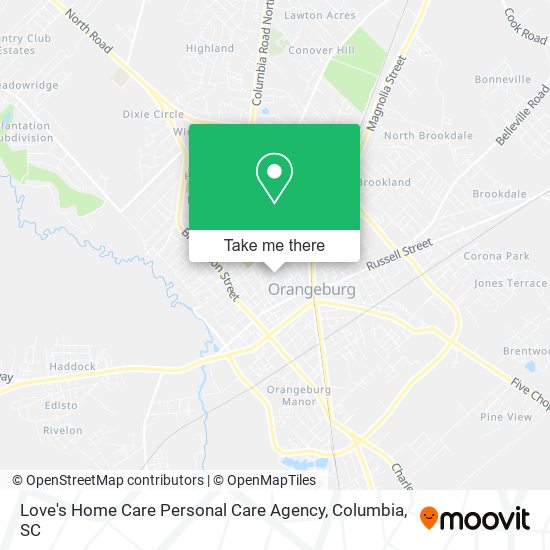 Love's Home Care Personal Care Agency map