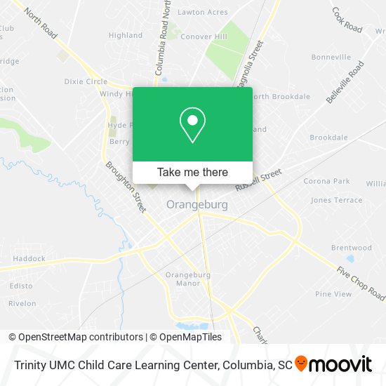 Mapa de Trinity UMC Child Care Learning Center