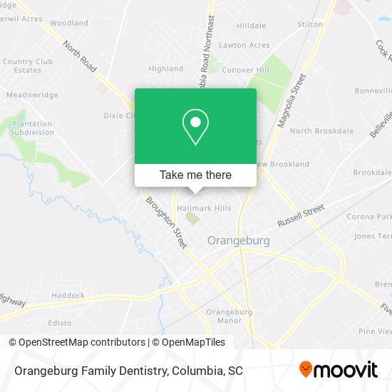 Orangeburg Family Dentistry map