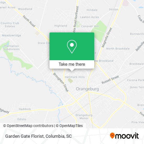 Garden Gate Florist map