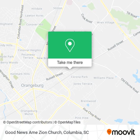 Mapa de Good News Ame Zion Church