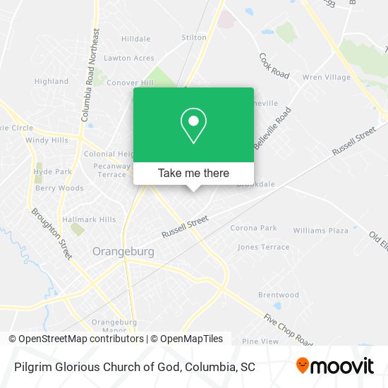 Pilgrim Glorious Church of God map