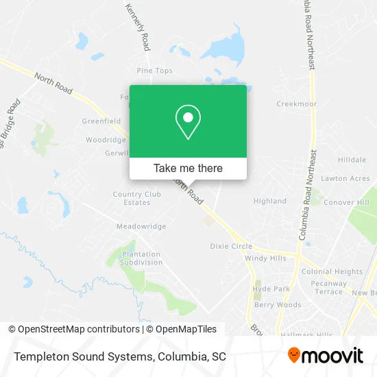 Templeton Sound Systems map
