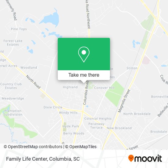 Family Life Center map