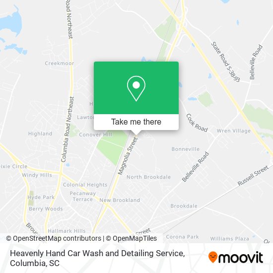 Mapa de Heavenly Hand Car Wash and Detailing Service