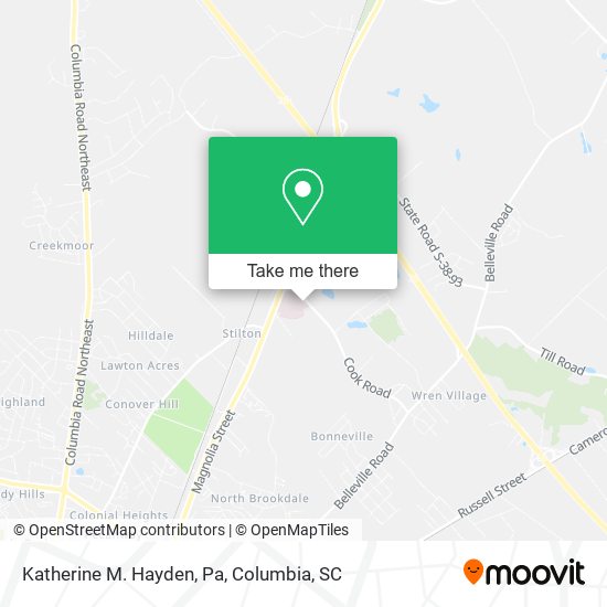 Katherine M. Hayden, Pa map