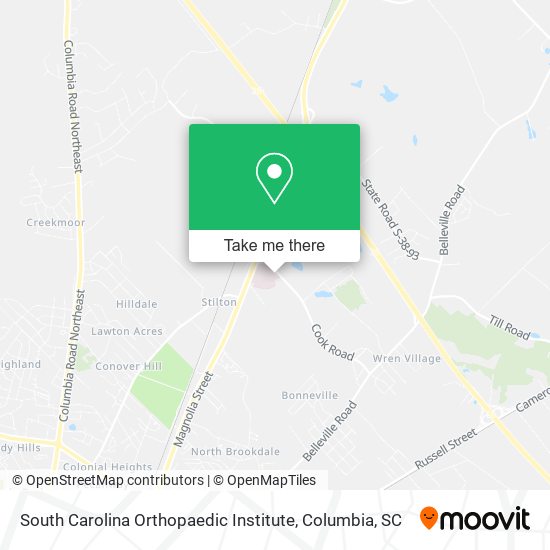 South Carolina Orthopaedic Institute map