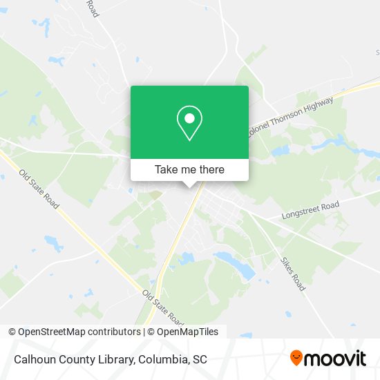 Calhoun County Library map