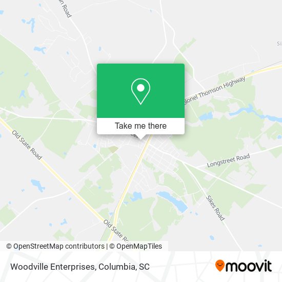 Woodville Enterprises map