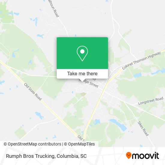 Rumph Bros Trucking map