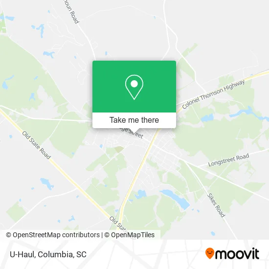 U-Haul map