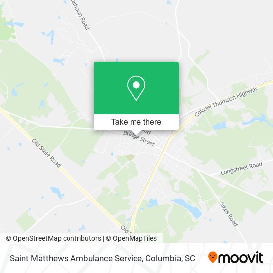 Saint Matthews Ambulance Service map