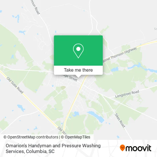 Omarion's Handyman and Pressure Washing Services map