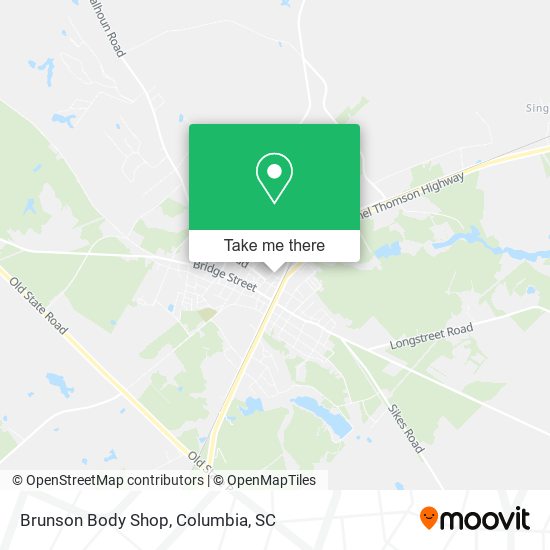 Mapa de Brunson Body Shop