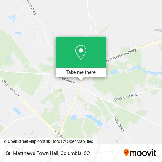 Mapa de St. Matthews Town Hall