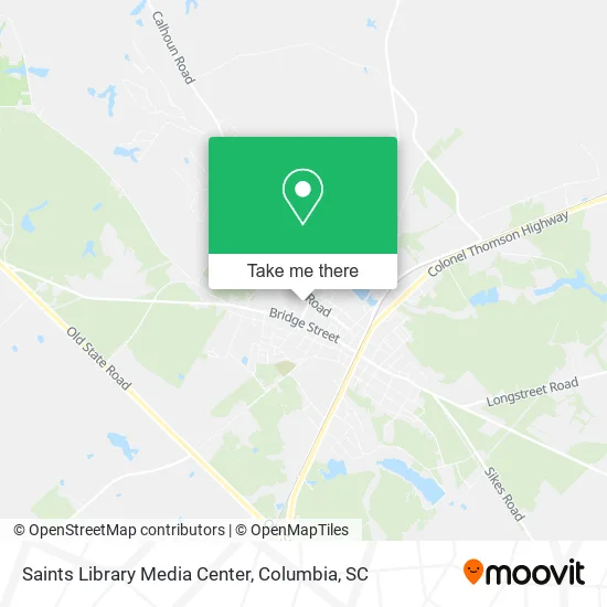 Saints Library Media Center map