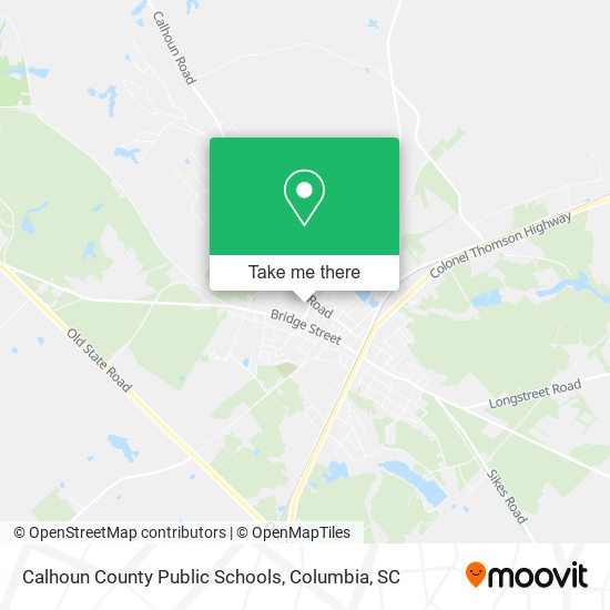 Calhoun County Public Schools map