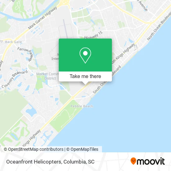 Oceanfront Helicopters map