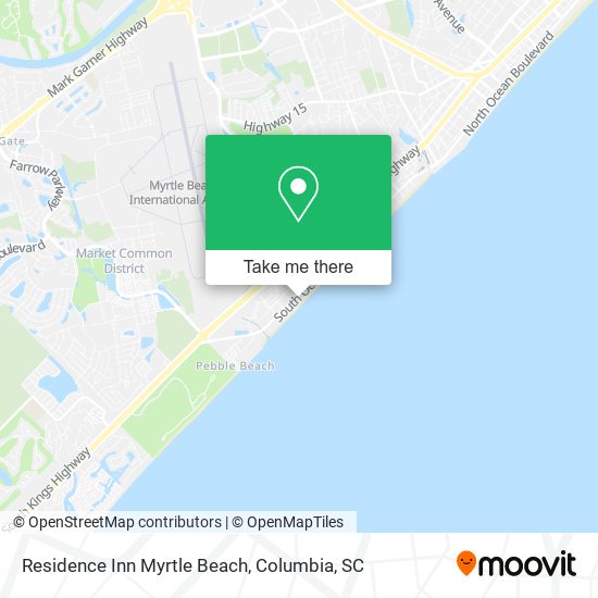 Residence Inn Myrtle Beach map