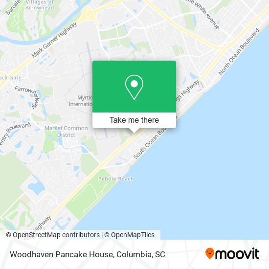 Woodhaven Pancake House map