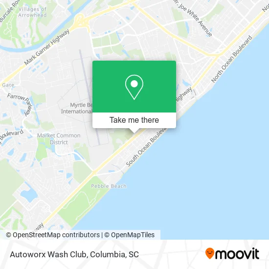 Autoworx Wash Club map