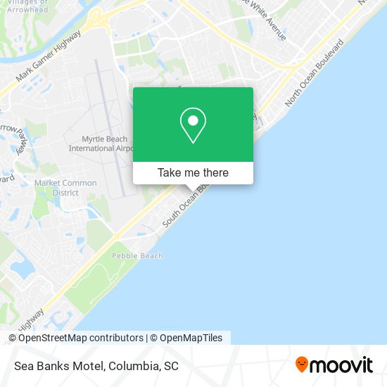 Sea Banks Motel map