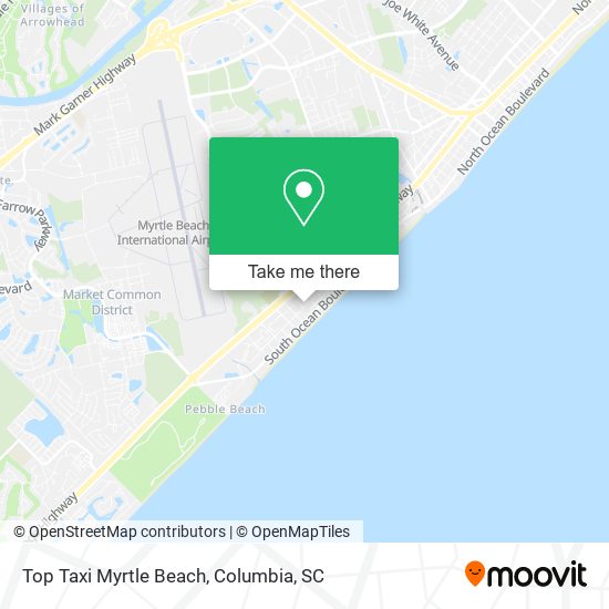Top Taxi Myrtle Beach map