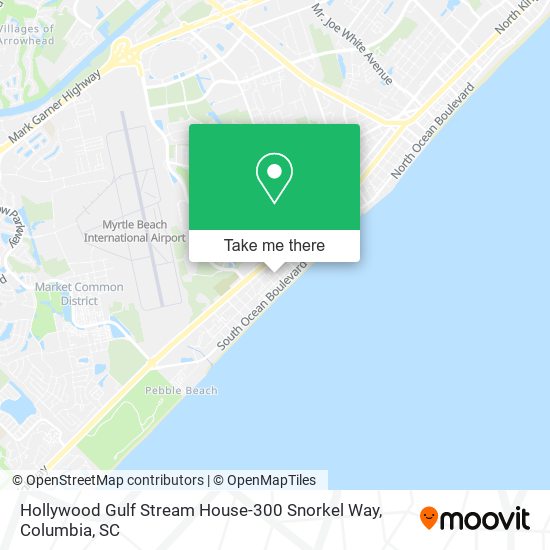 Hollywood Gulf Stream House-300 Snorkel Way map