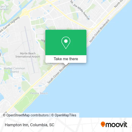 Hampton Inn map