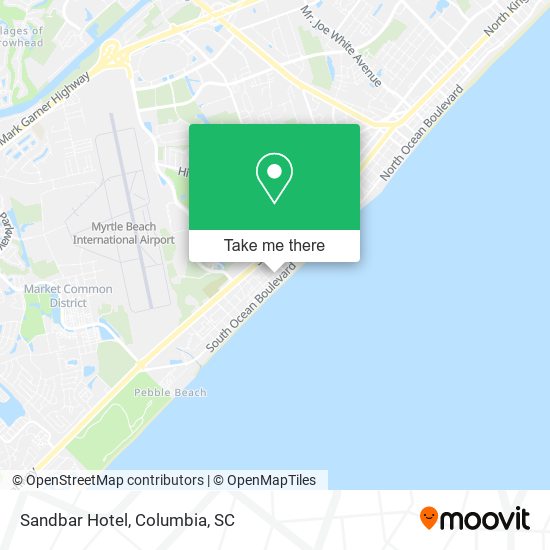 Sandbar Hotel map