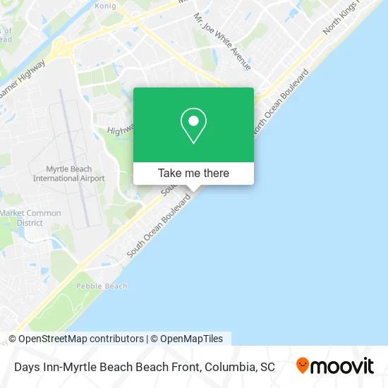 Days Inn-Myrtle Beach Beach Front map