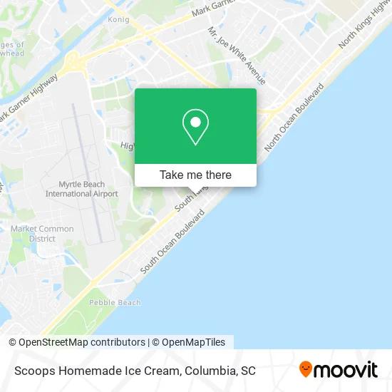 Scoops Homemade Ice Cream map