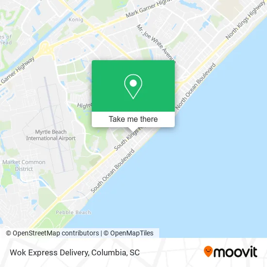 Wok Express Delivery map