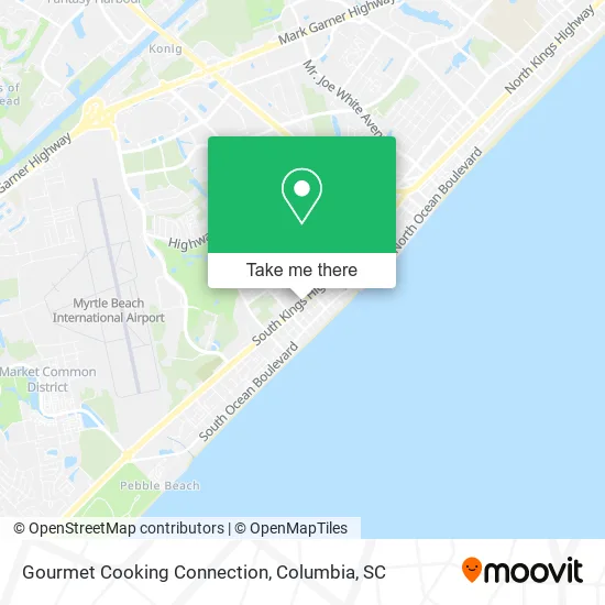 Gourmet Cooking Connection map