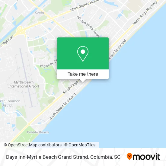 Days Inn-Myrtle Beach Grand Strand map